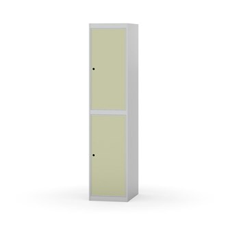 Garderobeskap Novis flatt tak 2:1 B40