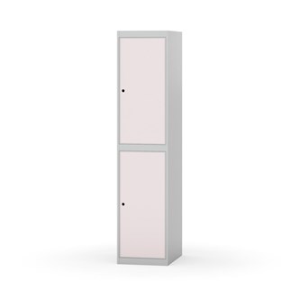 Garderobeskap Novis flatt tak 2:1 B40