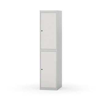 Garderobeskap Novis flatt tak 2:1 B40