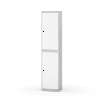 Garderobeskap Novis flatt tak 2:1 B40