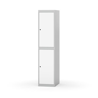 Garderobeskap Novis flatt tak 2:1 B40