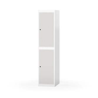 Garderobeskap Novis flatt tak 2:1 B40