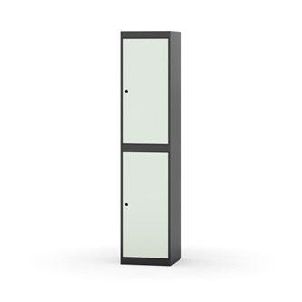 Garderobeskap Novis flatt tak 2:1 B40