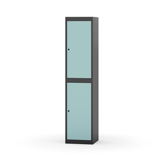 Garderobeskap Novis flatt tak 2:1 B40