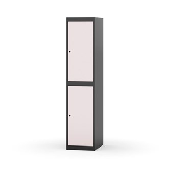 Garderobeskap Novis flatt tak 2:1 B40