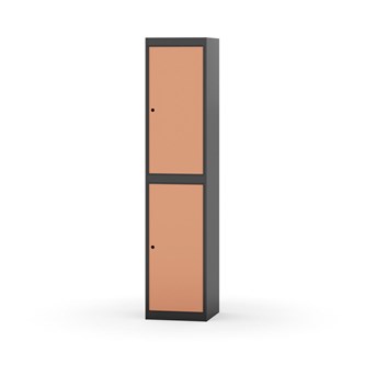 Garderobeskap Novis flatt tak 2:1 B40