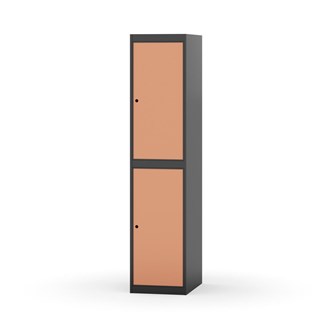 Garderobeskap Novis flatt tak 2:1 B40