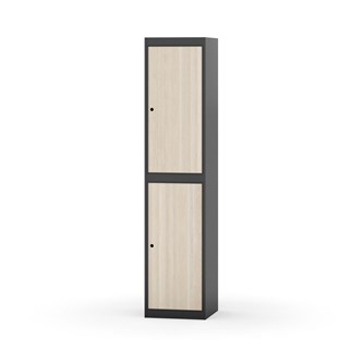 Garderobeskap Novis flatt tak 2:1 B40