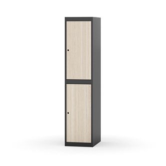 Garderobeskap Novis flatt tak 2:1 B40