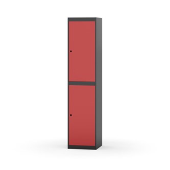 Garderobeskap Novis flatt tak 2:1 B40