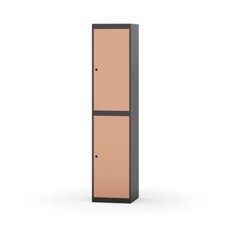 Garderobeskap Novis flatt tak 2:1 B40