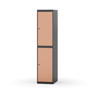 Garderobeskap Novis flatt tak 2:1 B40