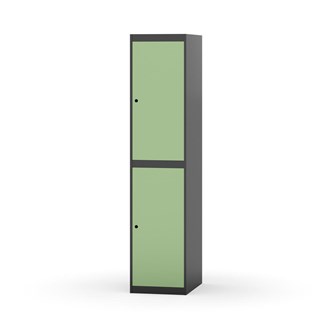 Garderobeskap Novis flatt tak 2:1 B40