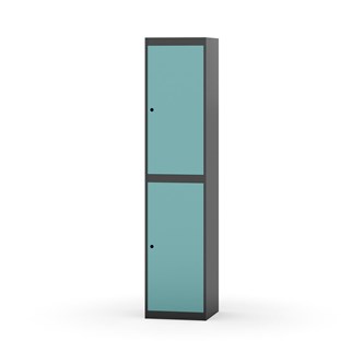 Garderobeskap Novis flatt tak 2:1 B40