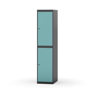 Garderobeskap Novis flatt tak 2:1 B40