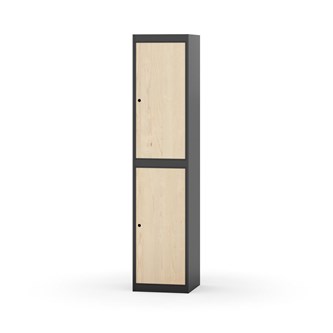 Garderobeskap Novis flatt tak 2:1 B40