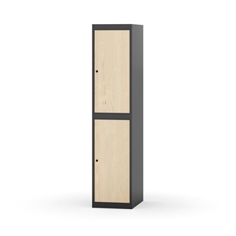 Garderobeskap Novis flatt tak 2:1 B40