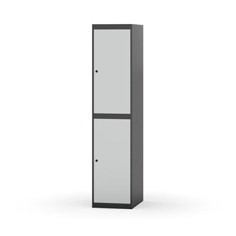 Garderobeskap Novis flatt tak 2:1 B40