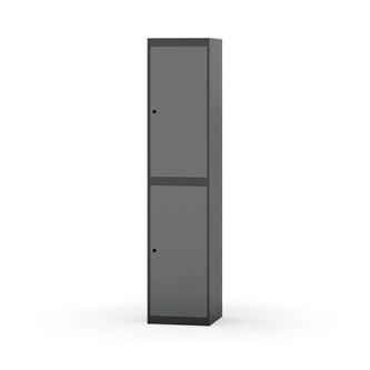 Garderobeskap Novis flatt tak 2:1 B40