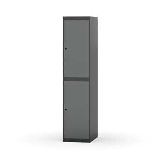 Garderobeskap Novis flatt tak 2:1 B40