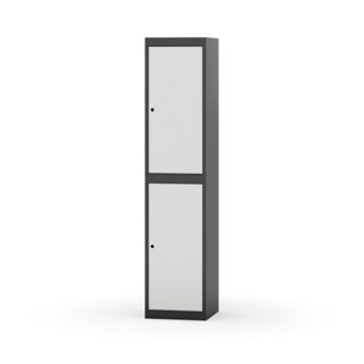 Garderobeskap Novis flatt tak 2:1 B40