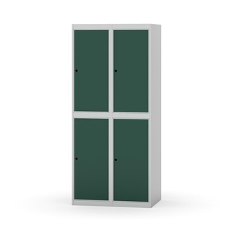 Garderobeskap Novis flatt tak 2:2 B80