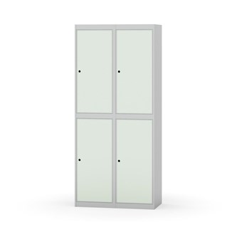 Garderobeskap Novis flatt tak 2:2 B80
