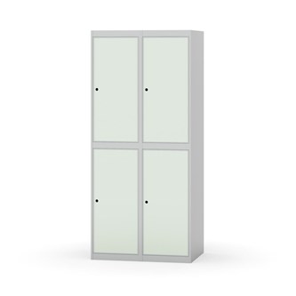 Garderobeskap Novis flatt tak 2:2 B80
