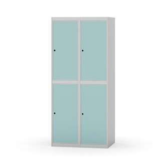 Garderobeskap Novis flatt tak 2:2 B80