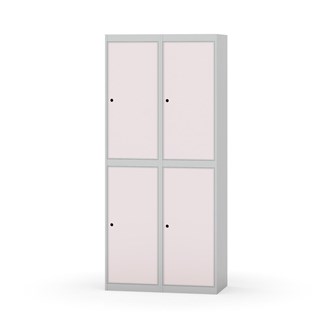 Garderobeskap Novis flatt tak 2:2 B80