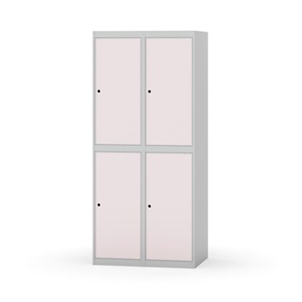 Garderobeskap Novis flatt tak 2:2 B80