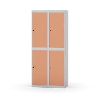 Garderobeskap Novis flatt tak 2:2 B80