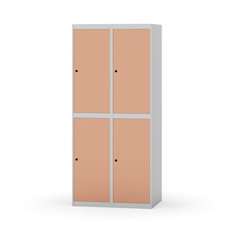 Garderobeskap Novis flatt tak 2:2 B80