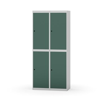 Garderobeskap Novis flatt tak 2:2 B80