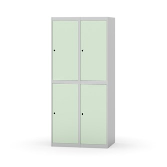 Garderobeskap Novis flatt tak 2:2 B80