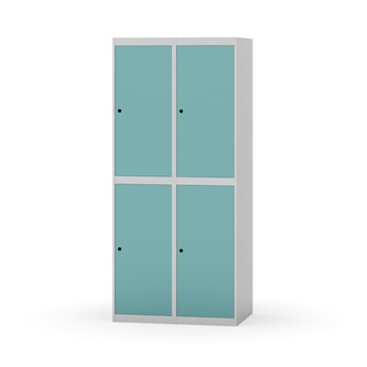 Garderobeskap Novis flatt tak 2:2 B80