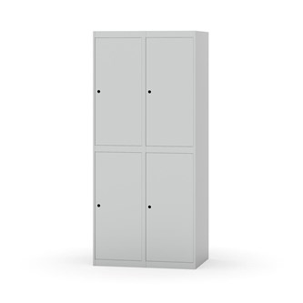 Garderobeskap Novis flatt tak 2:2 B80