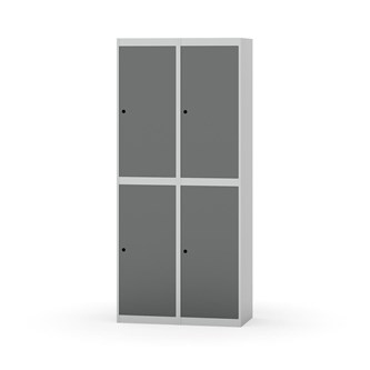 Garderobeskap Novis flatt tak 2:2 B80