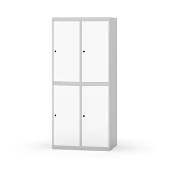 Garderobeskap Novis flatt tak 2:2 B80