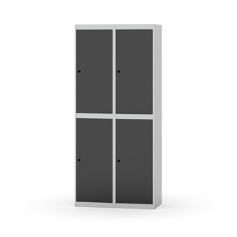 Garderobeskap Novis flatt tak 2:2 B80