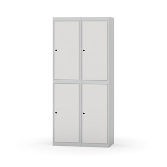 Garderobeskap Novis flatt tak 2:2 B80
