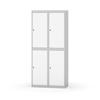Garderobeskap Novis flatt tak 2:2 B80
