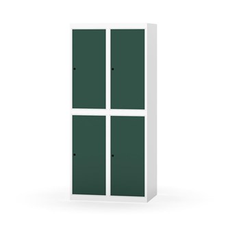 Garderobeskap Novis flatt tak 2:2 B80