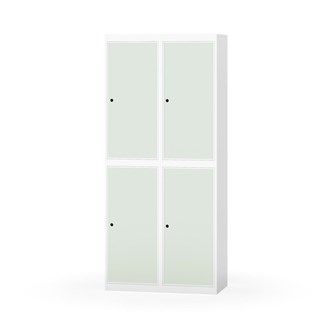 Garderobeskap Novis flatt tak 2:2 B80