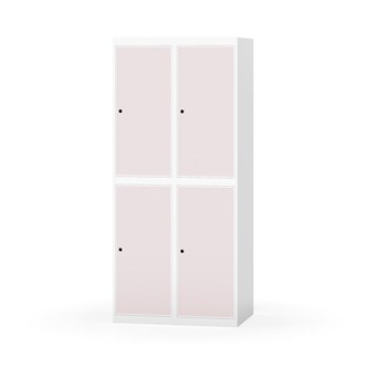 Garderobeskap Novis flatt tak 2:2 B80