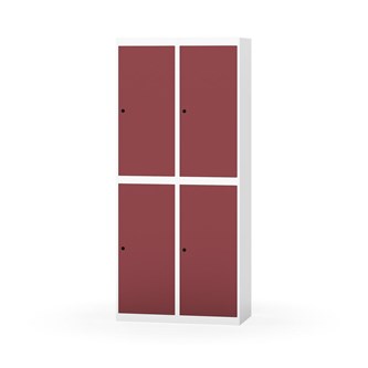 Garderobeskap Novis flatt tak 2:2 B80