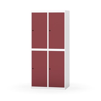 Garderobeskap Novis flatt tak 2:2 B80