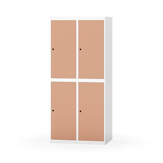 Garderobeskap Novis flatt tak 2:2 B80