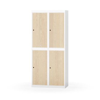 Garderobeskap Novis flatt tak 2:2 B80