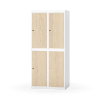 Garderobeskap Novis flatt tak 2:2 B80
